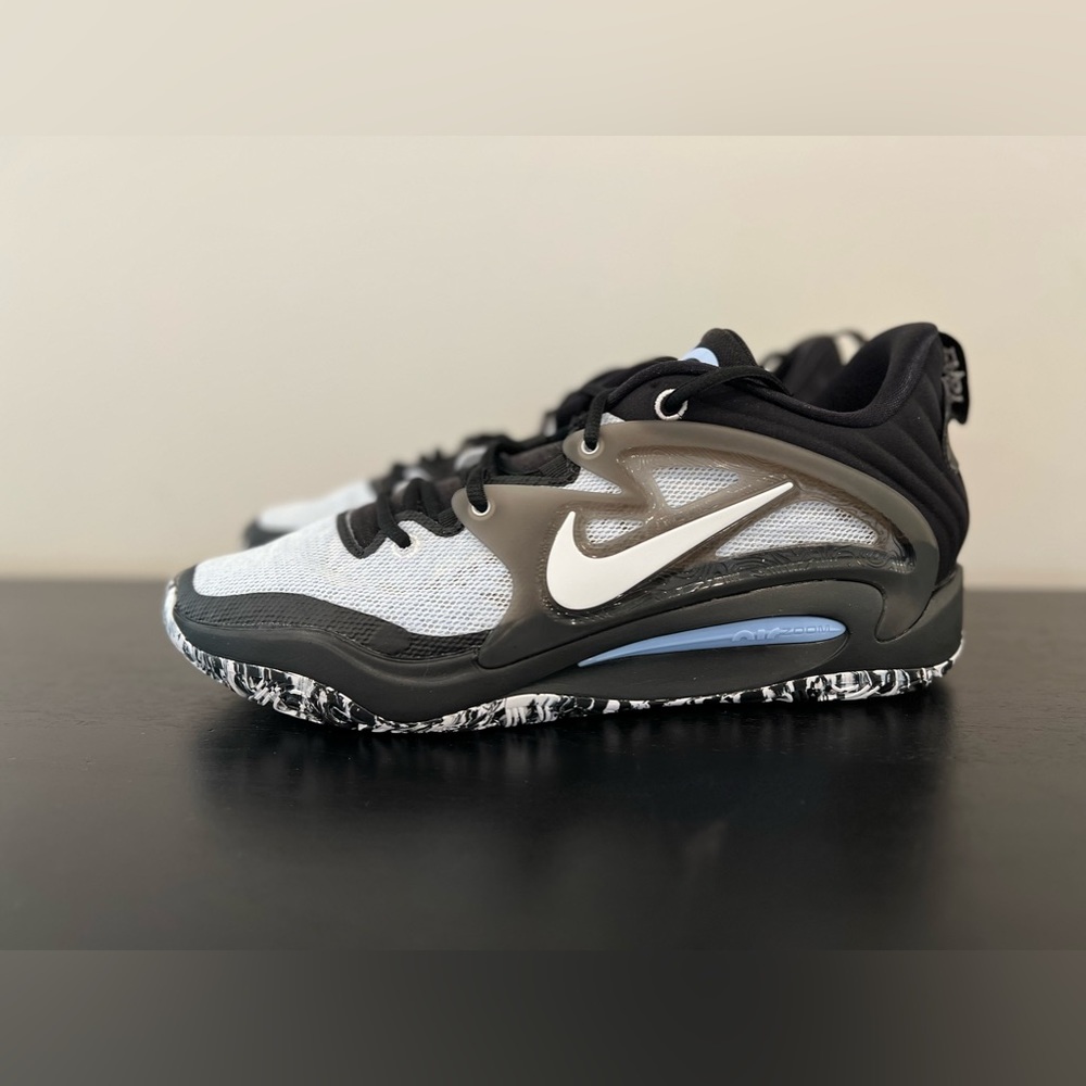 Men’s Nike KD15 Black White 'Refuge' Basketball Shoes DC1975-101